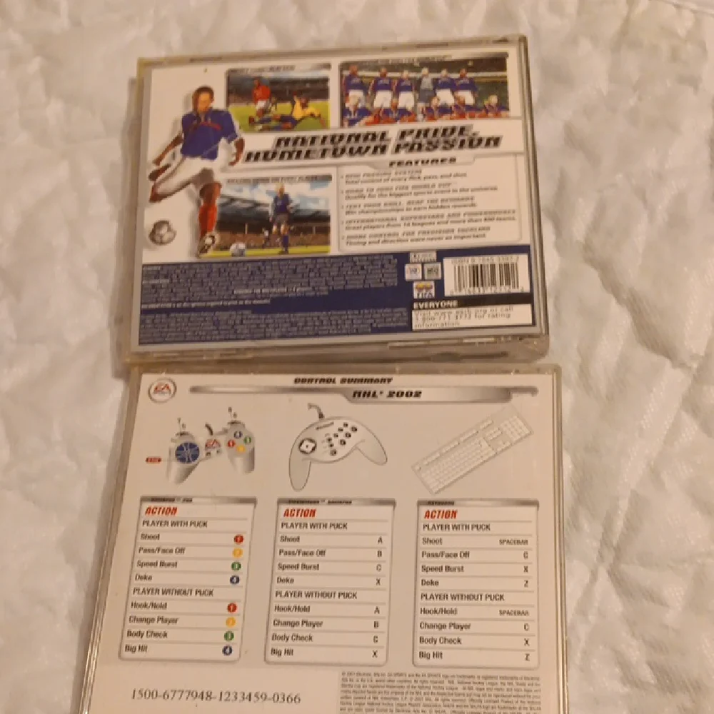 EA Sports FIFA 2002 Video Game & NHL